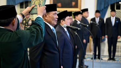 Presiden Prabowo Lantik Dua Menteri dan Tiga Wakil Menteri Kabinet Merah Putih 2024–2029