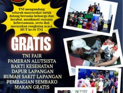 Pesta Rakyat TNI Fair Sambut HUT ke-80 TNI di Monas