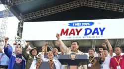 Di Monas, Presiden Prabowo Subianto Bicara Rakyat—Buruh Menunggu Bukti